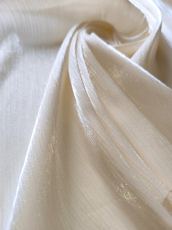 Органза крэш кристалл "Бисквитный"