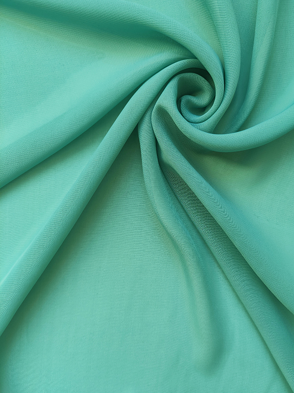 Шифон "Серо- бирюзовый"