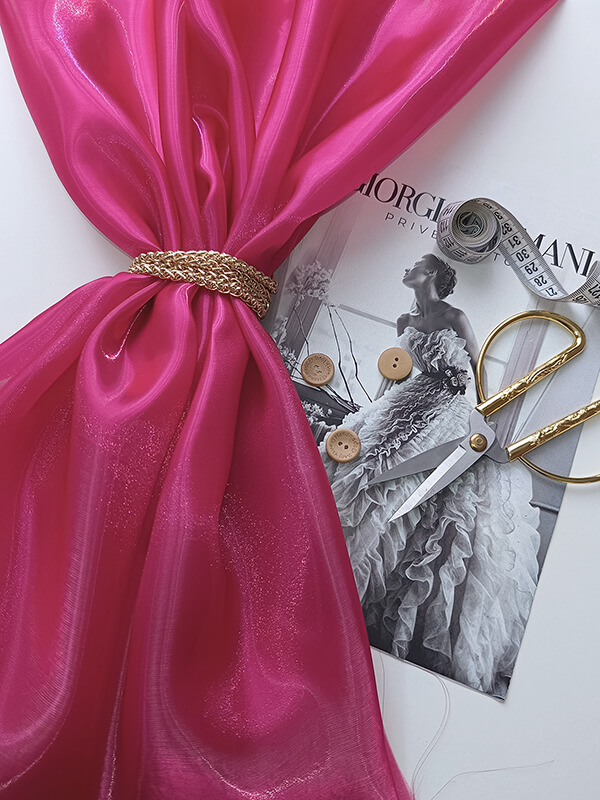 Органза Кристалон "Фуксия"