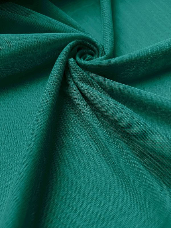 Стрейч- фатин "Бирюзово- зеленый"