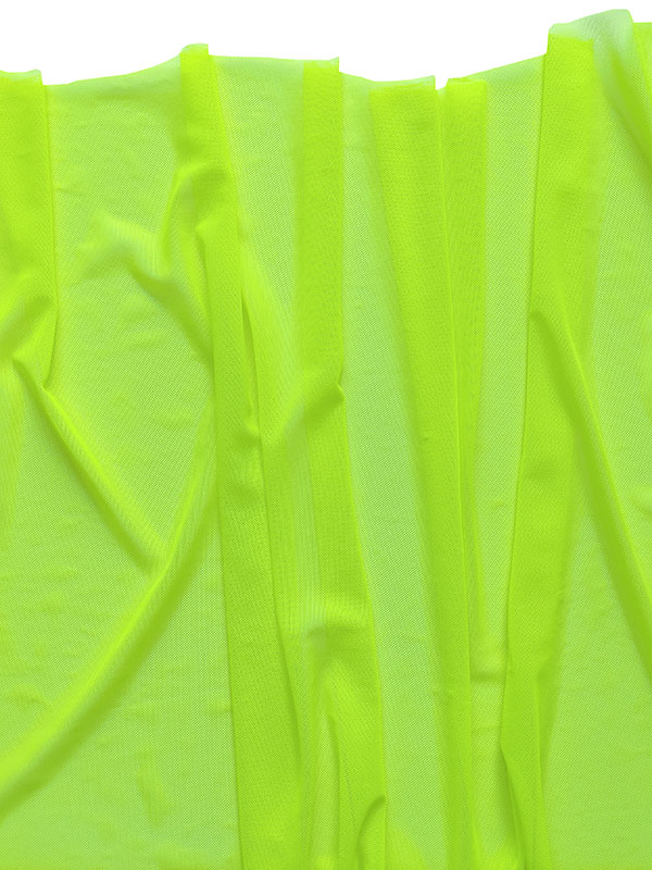 Стрейч- сетка "Неоновый желто-зеленый"