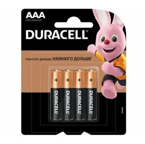 Картинка товара Батарейки LR 3 Duracell Basic ( ААА ), 4 шт 