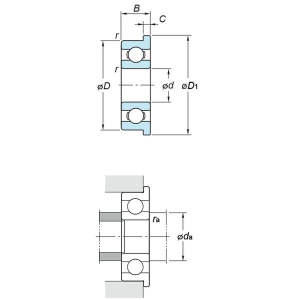 купить подшипник F624 компании koyo