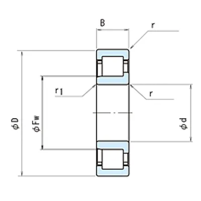 купить подшипник NJ317ET компании nsk