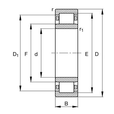 купить подшипник NU209-E-XL-M1-J20GA-H257A-C4 компании fag