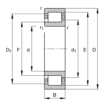 купить подшипник NJ321-E-XL-M1 компании fag