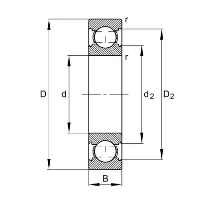 купить подшипник 6203-C-C4>V компании fag