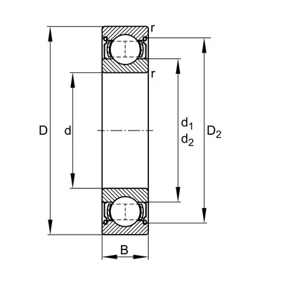 купить подшипник F608-2Z-HLC компании fag