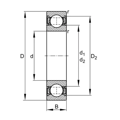 купить подшипник 6207-2RSR-C4 компании fag