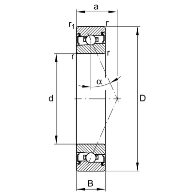 купить подшипник HSS71922-E-T-P4S-UL компании fag