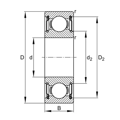 купить подшипник 6303-H-2Z-C3 компании fag