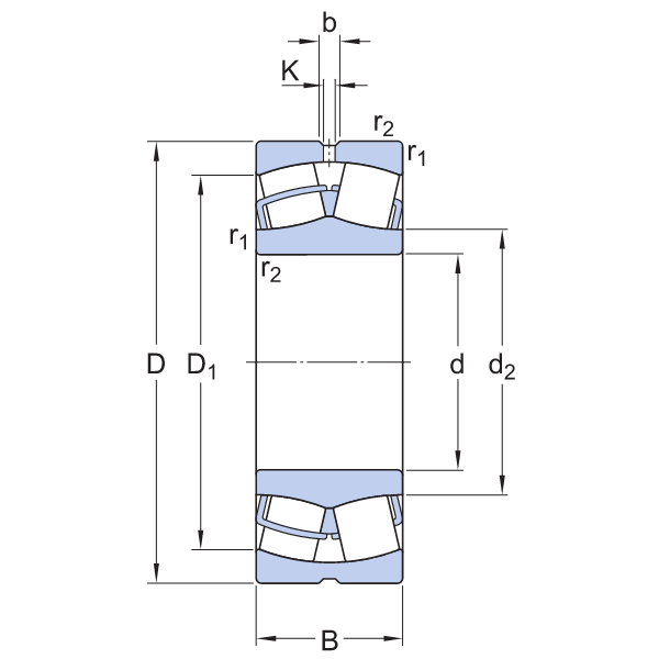 купить подшипник 22212 E компании skf