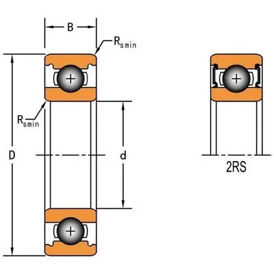 купить подшипник 6308-2RS-C3 компании timken