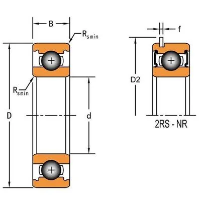 купить подшипник 6308-2RS-NR-C3 компании timken