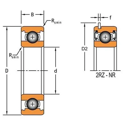 купить подшипник 6308-2RZ-NR-C3 компании timken