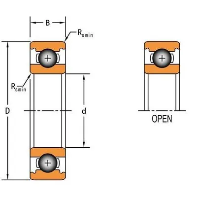 купить подшипник 61807-C3 компании timken