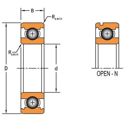 купить подшипник 6308-N компании timken