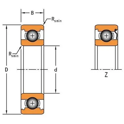 купить подшипник 6308-Z-C3 компании timken