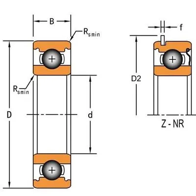 купить подшипник 6308-Z-NR компании timken