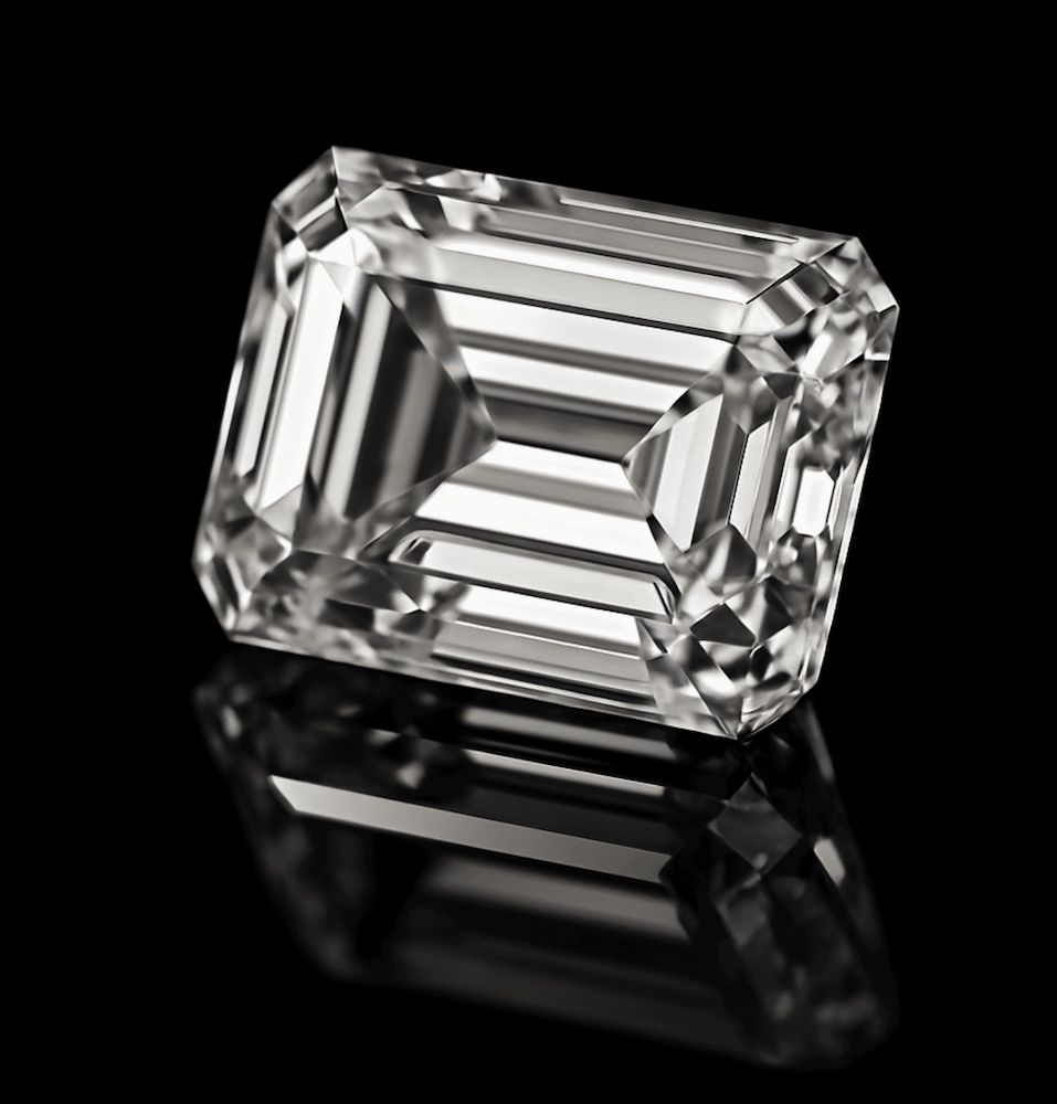 Бриллиант изумрудной огранки Emerald Cut