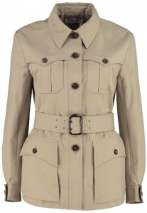 Женский плащ или тренч Chlo Button-front cotton jacket