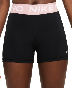 Женские серые шорты Nike Pro Women's Dri-FIT Shorts