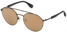 Солнечные очки унисекс авиатор Converse SCO053Q56568G Коричневый Серый (56 mm)