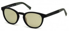 Женские солнцезащитные очки кркглые черные Timberland TB9128-5002R (50 mm)