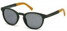 Женские солнцезащитные очки круглые зеленые Timberland TB9128-5097D (50 mm)