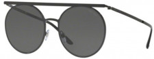 Женские солнцезащитные очки круглые черные Armani AR6069-301487 (56 mm)