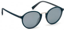 Женские солнцезащитные очки круглые синие Timberland TB9160-5191D (51 mm)