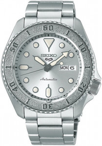Мужские наручные часы с серебряным браслетом   Seiko 5 SRPE71K1
