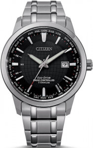 Мужские наручные часы с серебряным браслетом  Citizen CB0190-84E