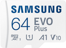 Samsung EVO Plus карта памяти 64 GB MicroSDXC UHS-I Класс 10 MB-MC64KA/EU
