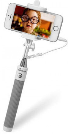 MediaRange Universal Selfie Stick держатель для селфи Смартфон Серый, Белый MRMA204