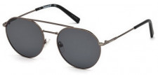 Солнечные очки унисекс  круглые  Timberland TB9158-5408D Серый (54 mm)