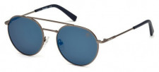 Солнечные очки авиатор унисекс Timberland TB9123-5209D Серый ( 52 mm)