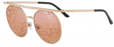 Женские солнцезащитные очки круглые розовые Armani AR6069-3011U2 (56 mm)