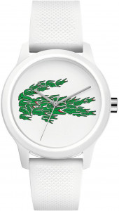 Женские наручные кварцевые часы Lacoste силиконовый ремешок.