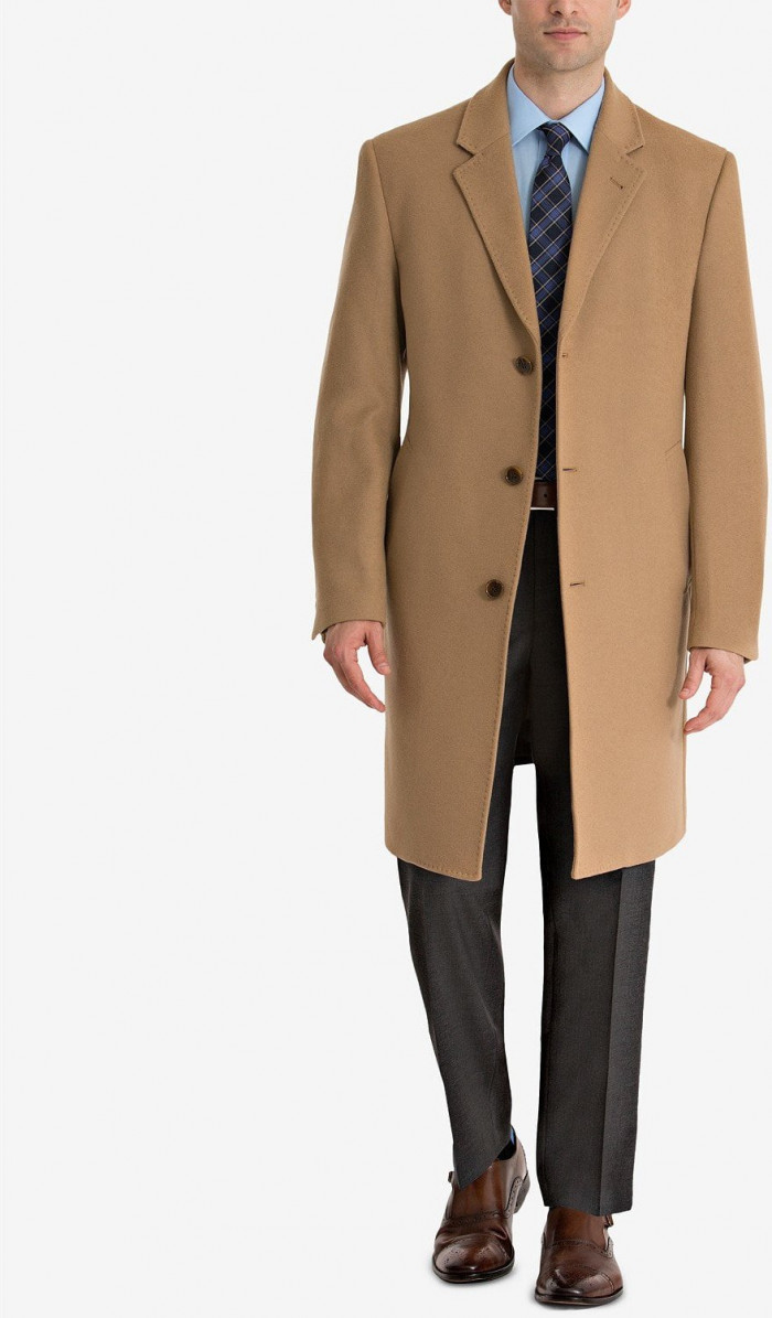 Мужское пальто Ralph Lauren Men's Luther Luxury Blend Overcoat — купить  недорого с доставкой, 39535