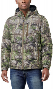 Мужская пуховая куртка с капюшоном