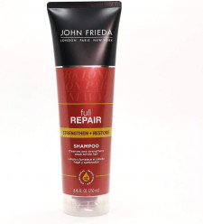 John Frieda Full Repair  Strengthen + Restore Shampoo Укрепляющий и восстанавливающий шампунь для ослабленных волос 250 мл