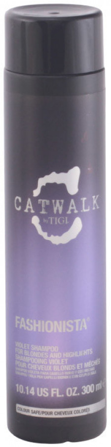 TIGI Catwalk Fashionista Violet Shampoo Шампунь для коррекции цвета светлых волос 300 мл