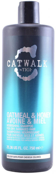 TIGI Catwalk Oatmeal & Honey Nourishing Shampoo Питательный шампунь с экстрактами овса и меда для сухих и поврежденных волос