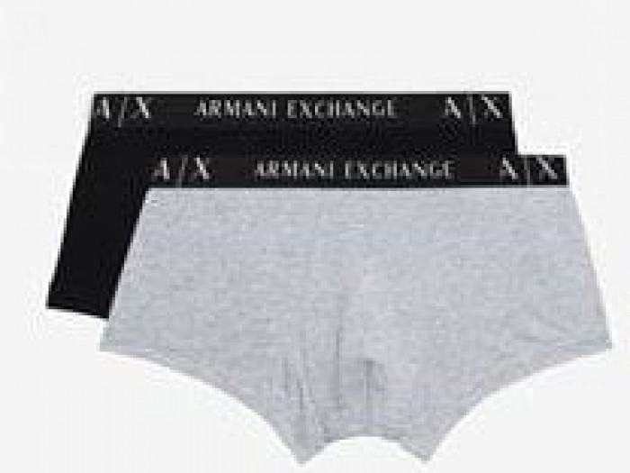 Мужские боксеры хлопок ARMANI EXCHANGE LOGO WAISTBAND BOXER BRIEFS