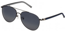 Мужски очки солнцезащитные авиаторы синие Converse SCO14658SGKP ( 58 mm)