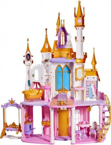 Кукольный замок Hasbro Disney Princess Замок принцесс Диснея,3 этажа,6 комнат,29 аксессуаров. Высота 122 см