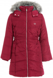 Куртка или пуховик для девочки Calvin Klein Jeans Toddler Girls Aerial Hooded Jacket