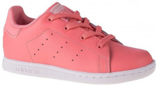 Кроссовки для девочки adidas розовый цвет, на шнуровке