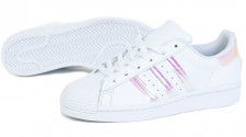 Кроссовки для девочки adidas белый цвет, на шнуровке